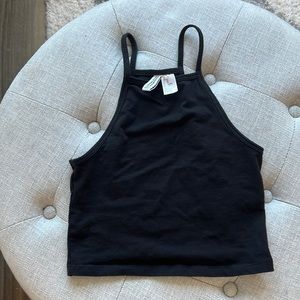 Black crop top